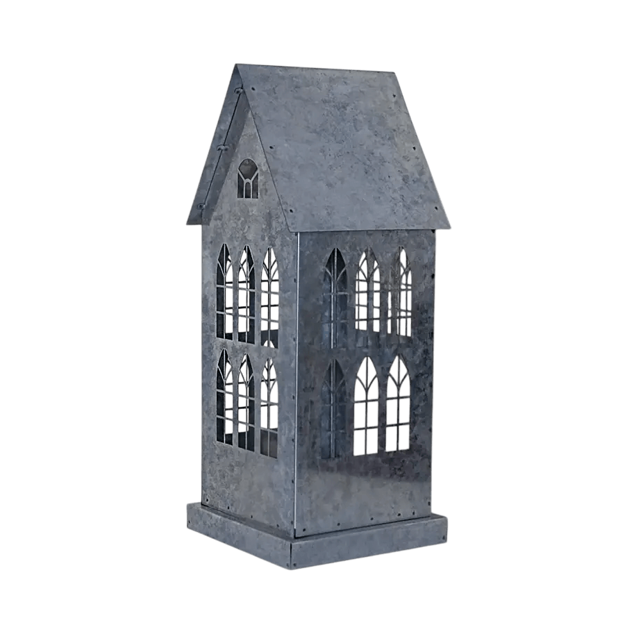 IRON HURT HANGING T-LIGHT HOLDER (NATURAL)